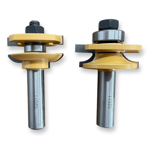 Sommerfeld Tools Radiused-Corner-Geometry Roundover Rail & Stile Precision matched set for Woodworking and making Cabinet Doors
