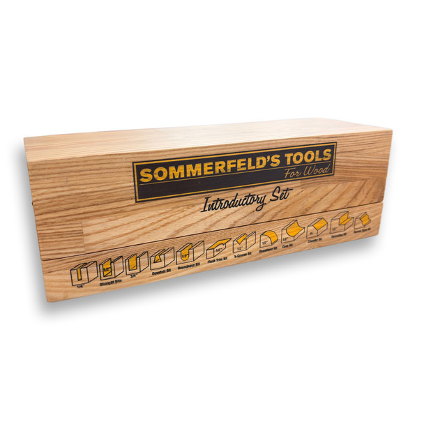 Sommerfeld's 12-Pc Introductory Router Bit Woodworking Tool Set