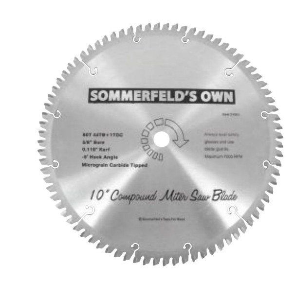 10 inch Woodworking Compound Miter Saw blade 80 micro grain carbide teeth