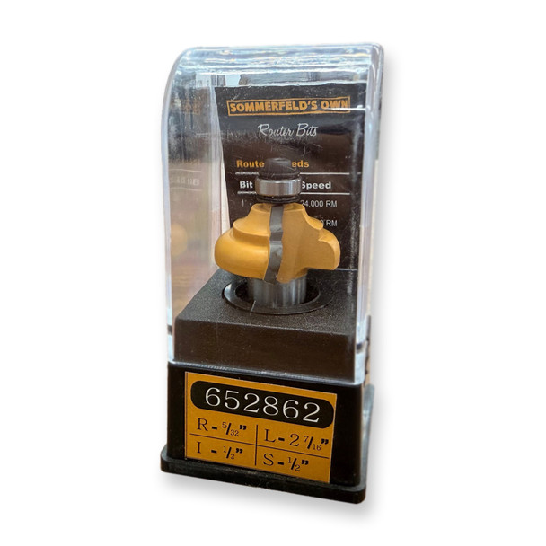 Sommerfeld Classical Ogee Router Bit Woodworking Tool w/3/8Brg 5/32CR,1-1/8CD,1/2CL,2-7/16OL,1/2SH