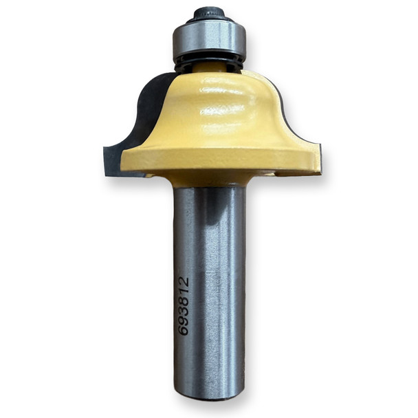 Sommerfeld Roman Ogee Router Bit Woodworking Tool w/Bearing 1/4CR,1-1/2CD,11/16CL,2-3/4OL,1/2SH