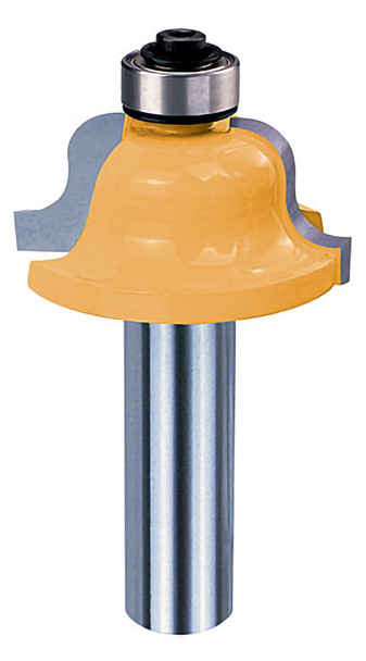 Roman Ogee Bit w/Bearing 1/4CR,1-1/2CD,11/16CL,2-3/8OL,1/4SH