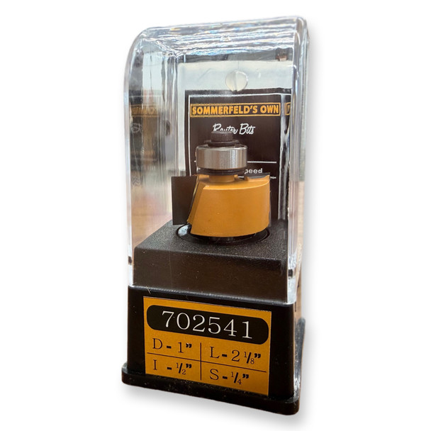 Sommerfeld Rabbeting Router Bit Woodworking Tool 1/4CDe,1CD,1/2CL,2-1/8OL,1/4SH