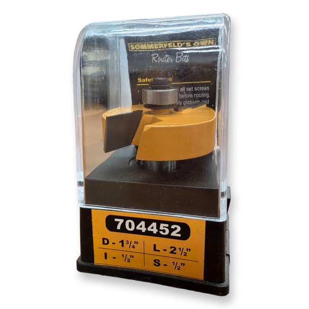 Sommerfeld Rabbeting Router Bit Woodworking Tool 5/8CDE,1-3/4CD,1/2CL,2-1/2OL,1/2SH