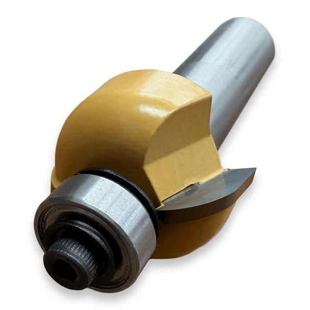 Sommerfeld Cove Router Bit Woodworking Tool w/Bearing 1/4CR,1CR,1/2CL,2 3/8OL,1/2SH