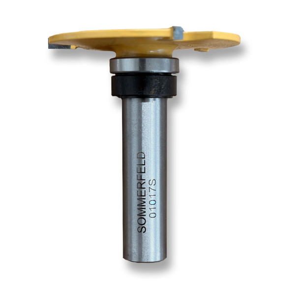 Sommerfeld Slot Cutter Router Bit Woodworking Tool for Shaker/Glass Panel Set