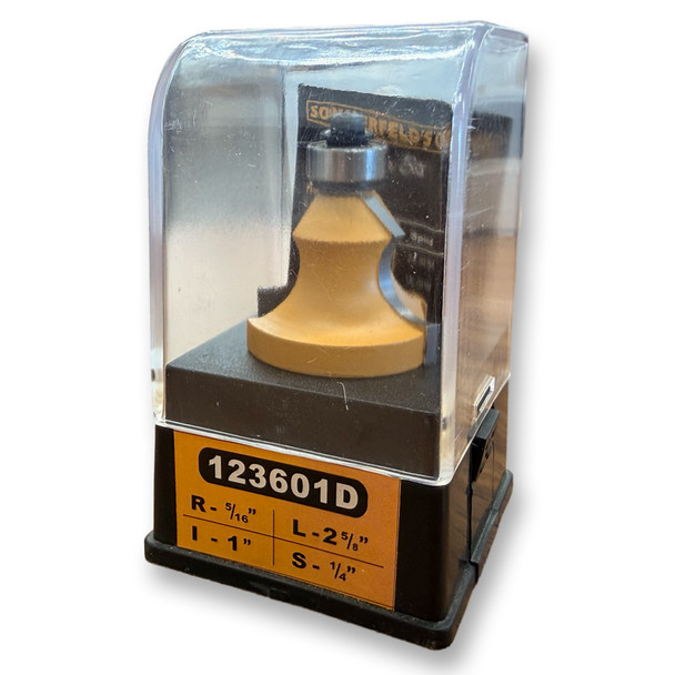 Sommerfeld 135* Edge Molding Router Bit Woodworking Tool w/bearing 5/16CR,1-3/8CD,1CL,2-5/8OL,1/4SH