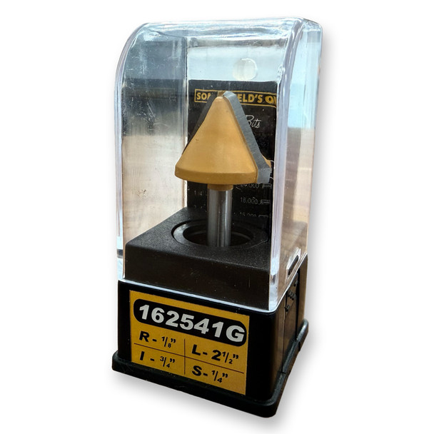 Sommerfeld Letter Router Bit Woodworking Tool 60*CA,1/8CR,1CD,3/4CL,2-1/2OL,1/4SH