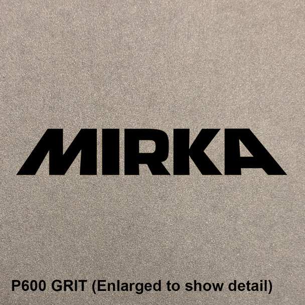 Mirka Waterproof Sheets 600 grit, 50 Pk