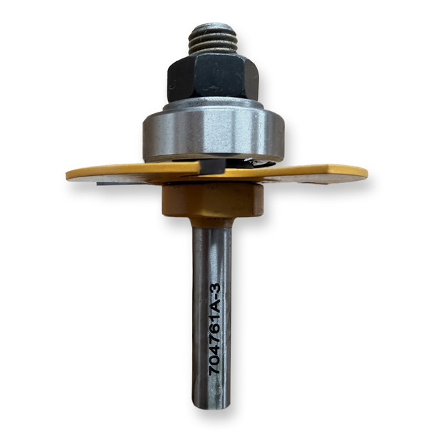 Sommerfeld 3-Wing Slot Cutter Router Bit Woodworking Tool 1/16 KERF,1/4 SH