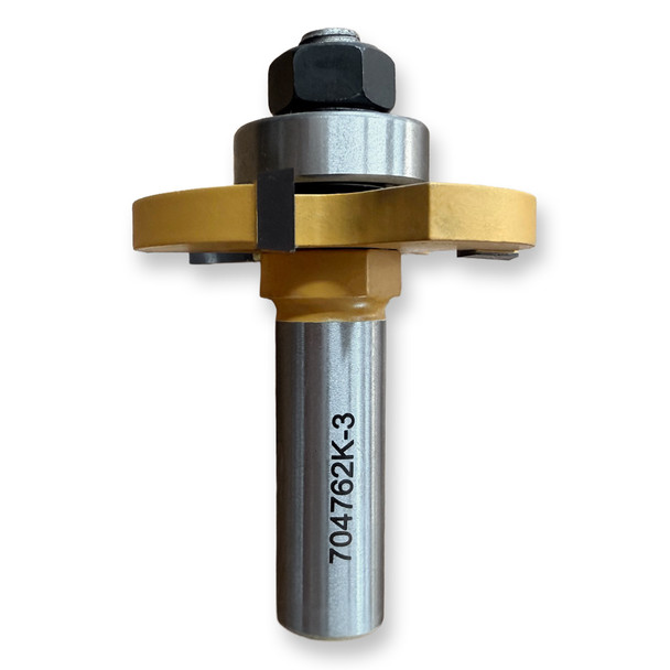 Sommerfeld 3-Wing Slot Cutters Router Bit Woodworking Tool 9/32 KERF, 1/2SH