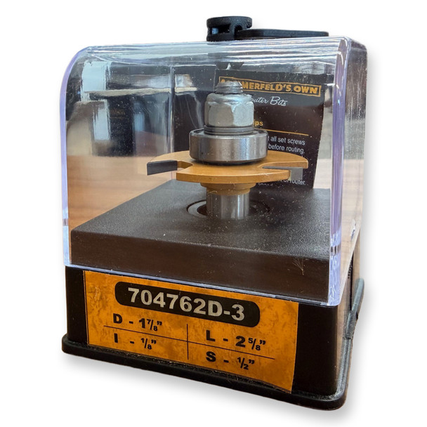 Sommerfeld 3-Wing Slot Cutters Router Bit Woodworking Tool 1/8 KERF, 1/2SH