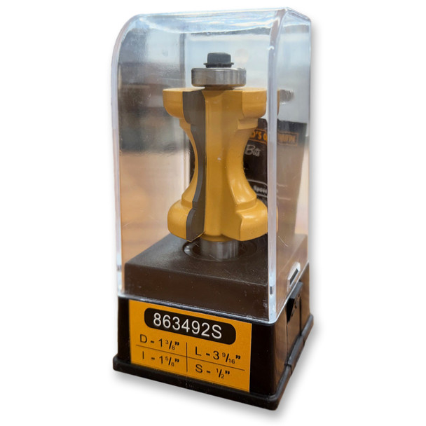 Sommerfeld Arch. Molding Profile Router Bit Woodworking Tool 1 9/16CD,1 5/8CL,3OL,1/2SH