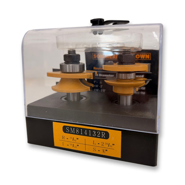 Sommerfeld Rail & Stile Router Bit Set Woodworking Tool 15/32CR,1 5/8CD,29/32CL,2 -29/32OL,1/2SH