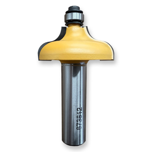 Sommerfeld Ogee Beading Router Bit Woodworking Tool 1/4CR,1-1/2CD,5/8CL,2-11/16OL,1/2SH