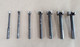 Fisch Black Shark 7pc Imperial Forstner Drill Bit Set 1/4-3/8-1/2-5/8-3/4-7/8-1