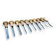USED STRYI 10 piece Gravers and burins Palm carving tools set *READ*