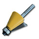 Chamfer Bit w/Bearing 22.5CA,1 1/4CD,7/8CL,2 9/16OL,1/4SH
