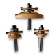 Sommerfeld 3-Pc Ogee Raised Panel Router Bit Woodworking Tool Set