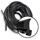 Sommerfeld's Black Rubber Glass Retainer for cabinet door glass     500 foot roll