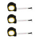 FastCap PSSP-16 16' Standard Story Pole Measuring Tape with Belt Clip, 3-Pack