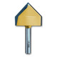 V-Groove Bit 90*CA,1 1/4CD,7/8CL,2-1/8OL,1/4SH V-Groove Bit 90*CA,1 1/4CD,7/8CL,2-1/8OL,1/4SH