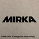 Mirka Waterproof Sheets 600 grit, 50 Pk