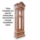 TEMPLATES for Sommerfeld Full Size Grandfather Clock project