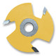 3-Wing Slotting Cutter Blade 1 7/8CD,3/16KERF