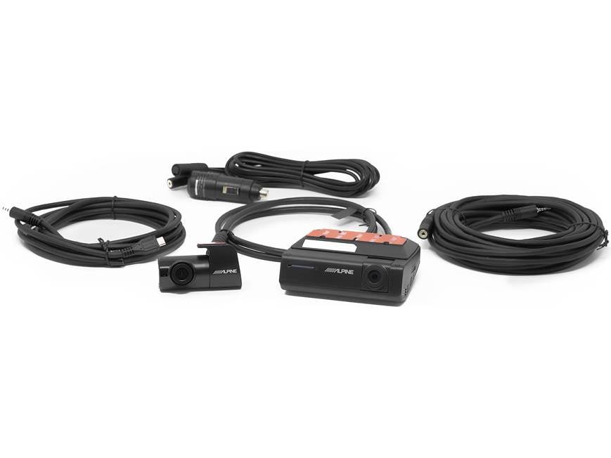 Alpine DVR-C320R Dash Camera Bundle | 1080p Night Vision, GPS, Wi