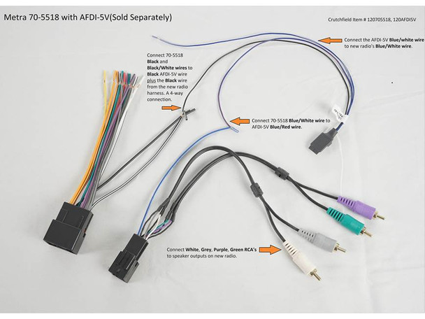 Metra, Amplified Wire Interface, 70-5518
