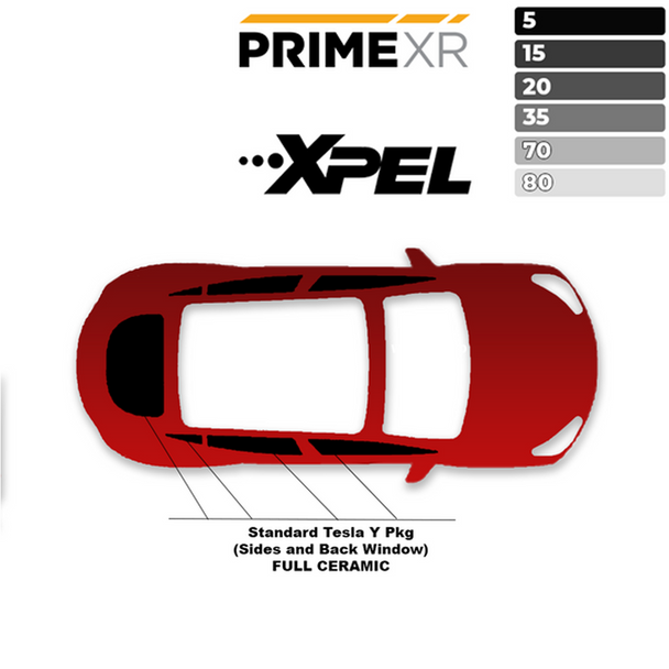 Tesla Y Ceramic Tint Packages
