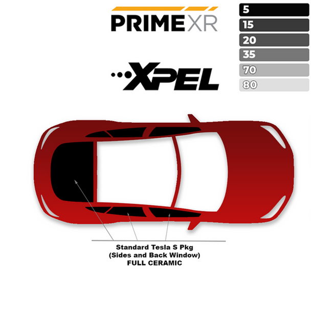 Tesla S Ceramic Tint Packages