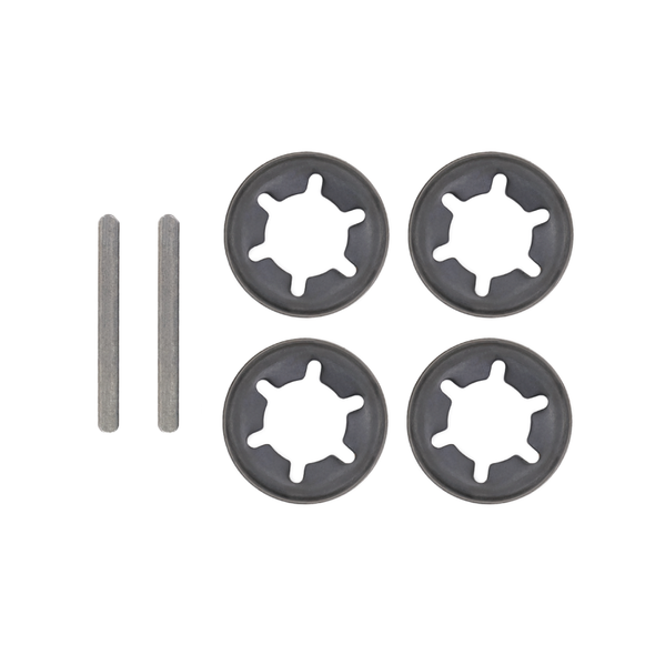 8mm Keyed Shaft Retaining Hardware Pack