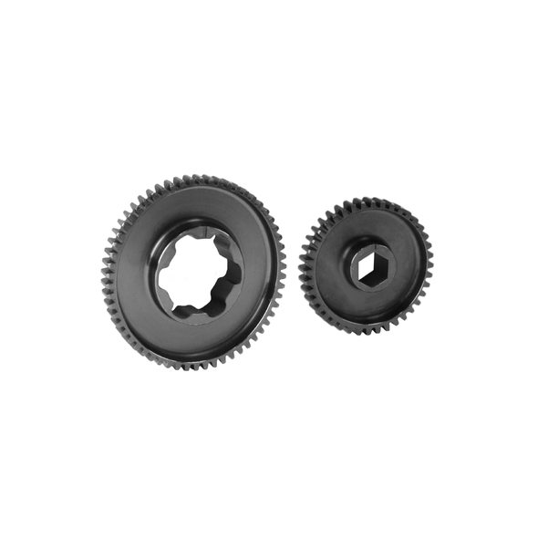 4in Wheel Gear Ratio for 2 Motor Drivetrain Gearbox - Through Bore