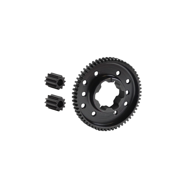 2 Motor Gearbox - Through Bore - 6:1 Ratio Gear Bundle