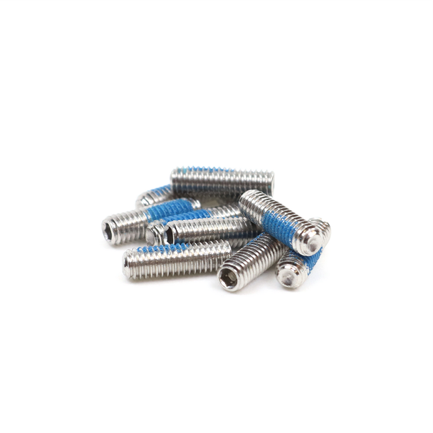 M3 x 10mm Nylon Patch Set Screw - 10 Pack