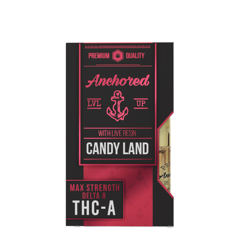 Anchored Cannabis Co. 1g THCA Vape Cartridge - Candyland. thca disposable,