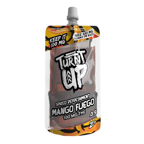Turnt Up - Spiked Refreshment - Mango Fuego drink thc