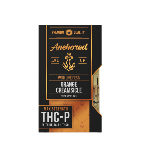 1g THCP Vape Cartridge - Orange Creamsicle thcp disposable vape,