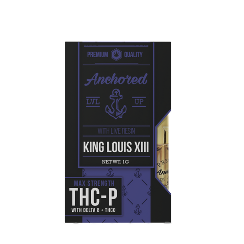 1g THCP Vape Cartridge - King Louis XIII thcp disposable