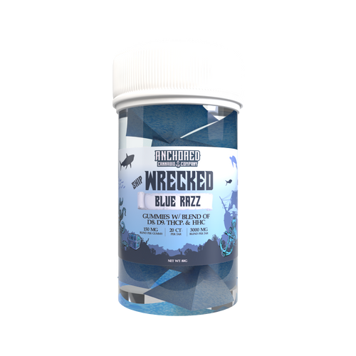 Shipwrecked Gummies - Blue Razz THC Gummies