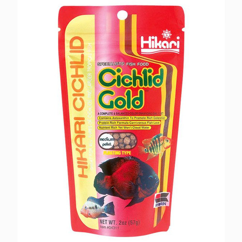 Hikari Floating Cichlid Gold Medium Pellet 57g