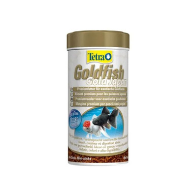Goldfish Gold Japan Fish Food - 250 Ml Pack Of 2, Premium Formula For Fancy Goldfish (Black Moors, Orandas, Etc.)