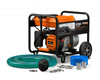 Generac 6822 ST20K 2in Semi-Trash Water Pump with Hose & Wheel Kit