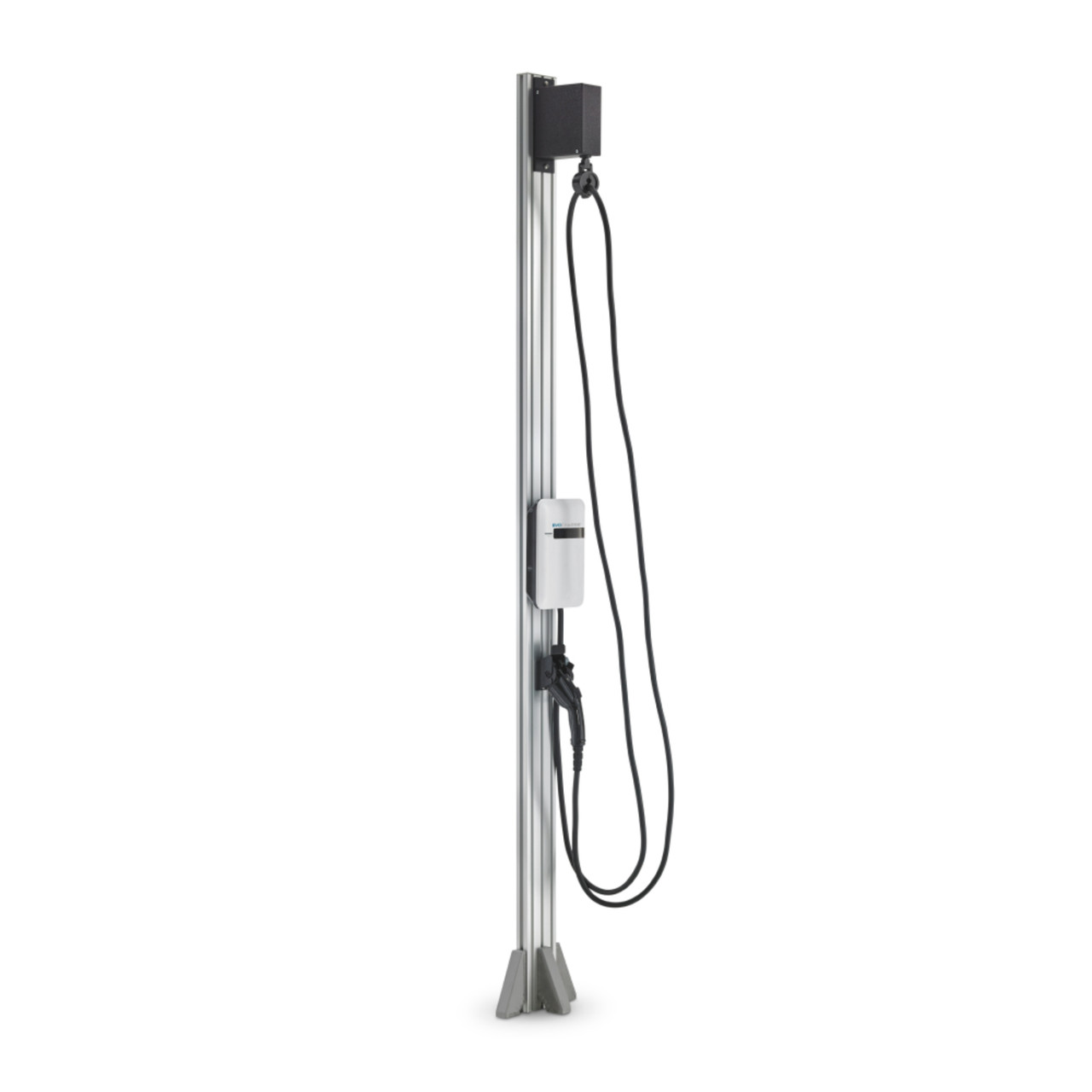 EvoCharge EVSE 32A, Level 2 EV Charging Station w/Pedestal & Retractor