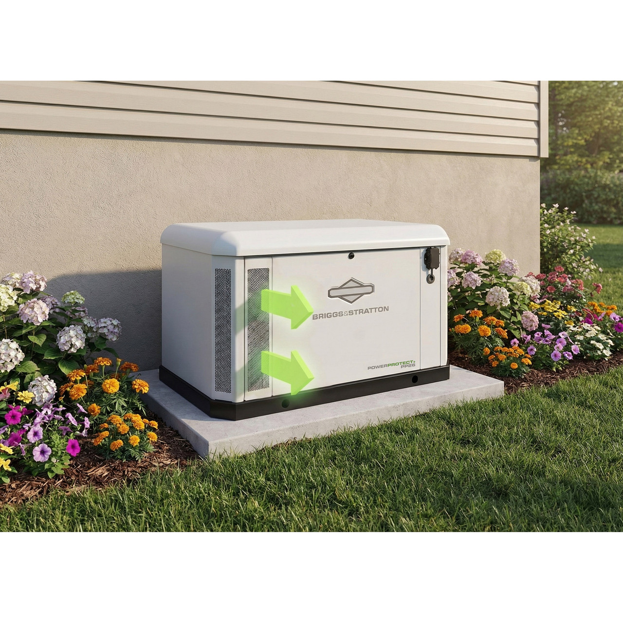 Briggs & Stratton 40816 | 26kW PowerProtect+ Generator | 200A SE