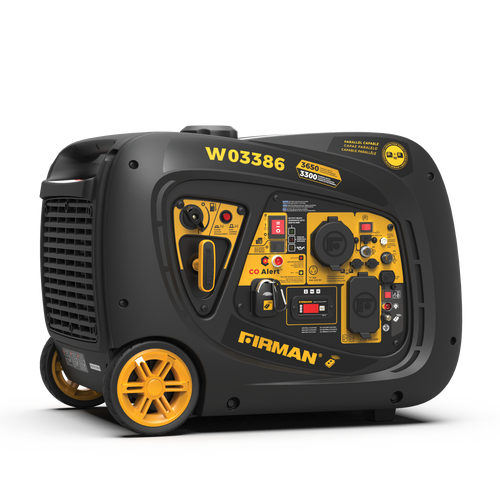 Firman W03386 3300W Remote Start Portable Inverter Generator w/CO Alert