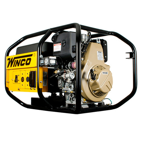WINCO W6010KE-04/A 5000W 3ph-120/208V Electric Start Portable Diesel Generator
