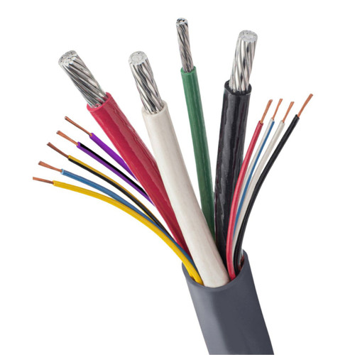 Grey #2x3 Aluminum 9-Wire Installation Cable for 26-28kW Generac Generators